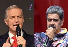 Kast arremete contra Nicolás Maduro: Tilda de «narcodictador» al presidente de Venezuela José Antonio Kast Nicolás Maduro narcodictador